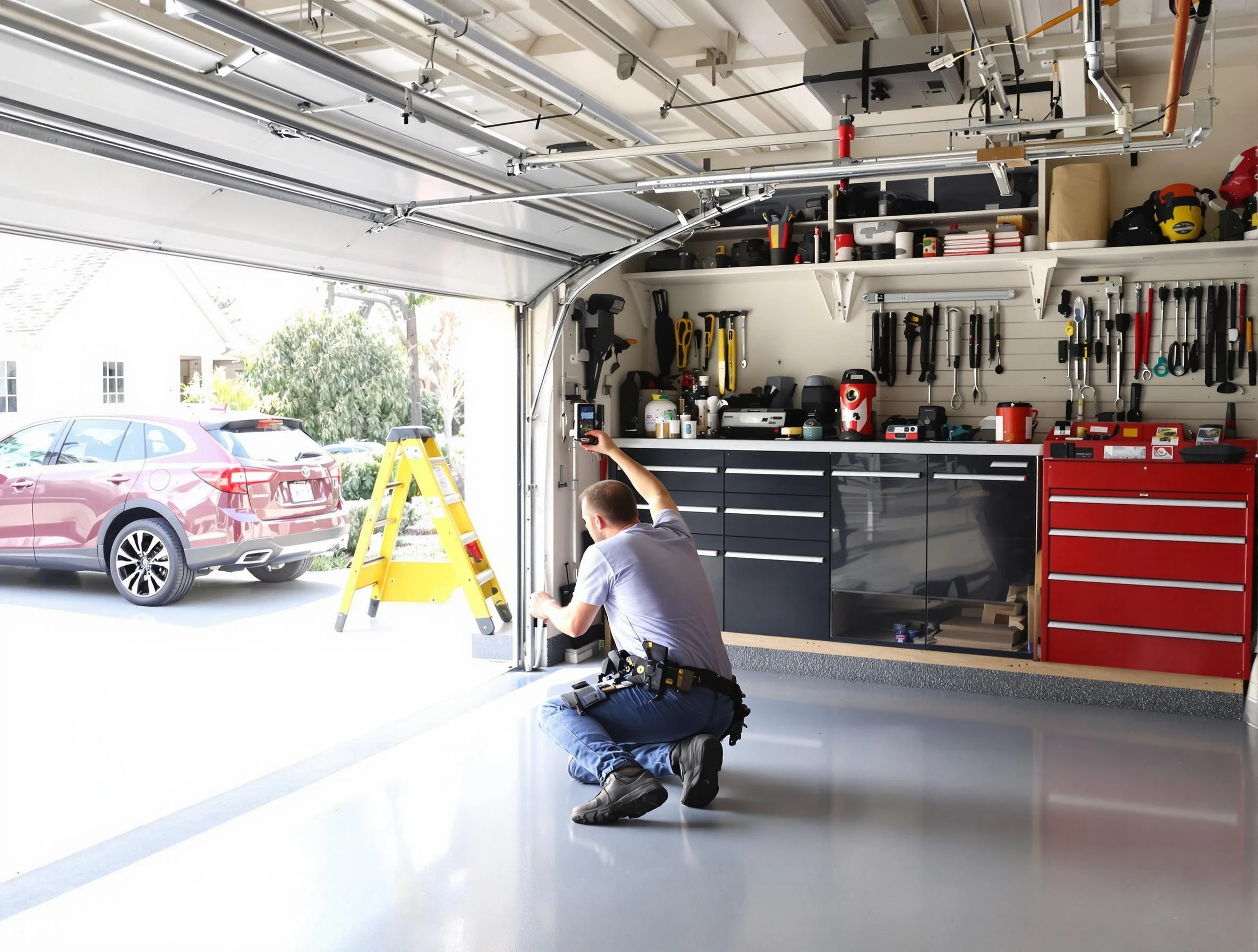 Local garage door repair service by South Brunswick Garage Door Repair in South Brunswick